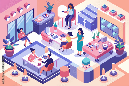 Nail Salon with Manicure & Pedicure
