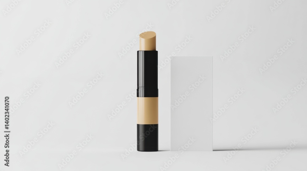 Makeup applicator isolated on white background beauty cosmetics