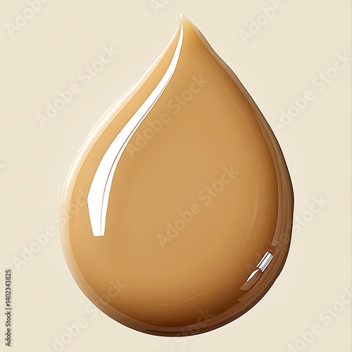 Obraz na płótnie Liquid Foundation Drop w salonie