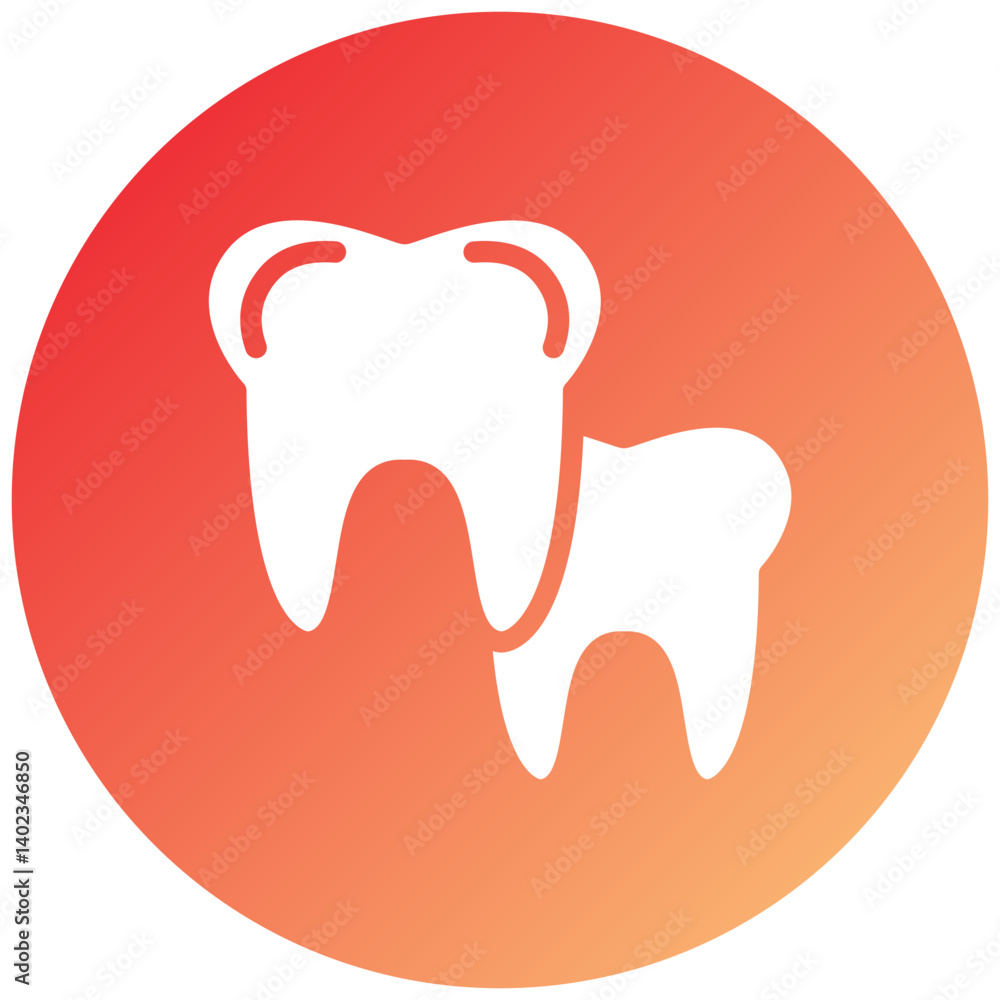 Vector Design Tooth Icon Style Vector Design Tooth Icon Style