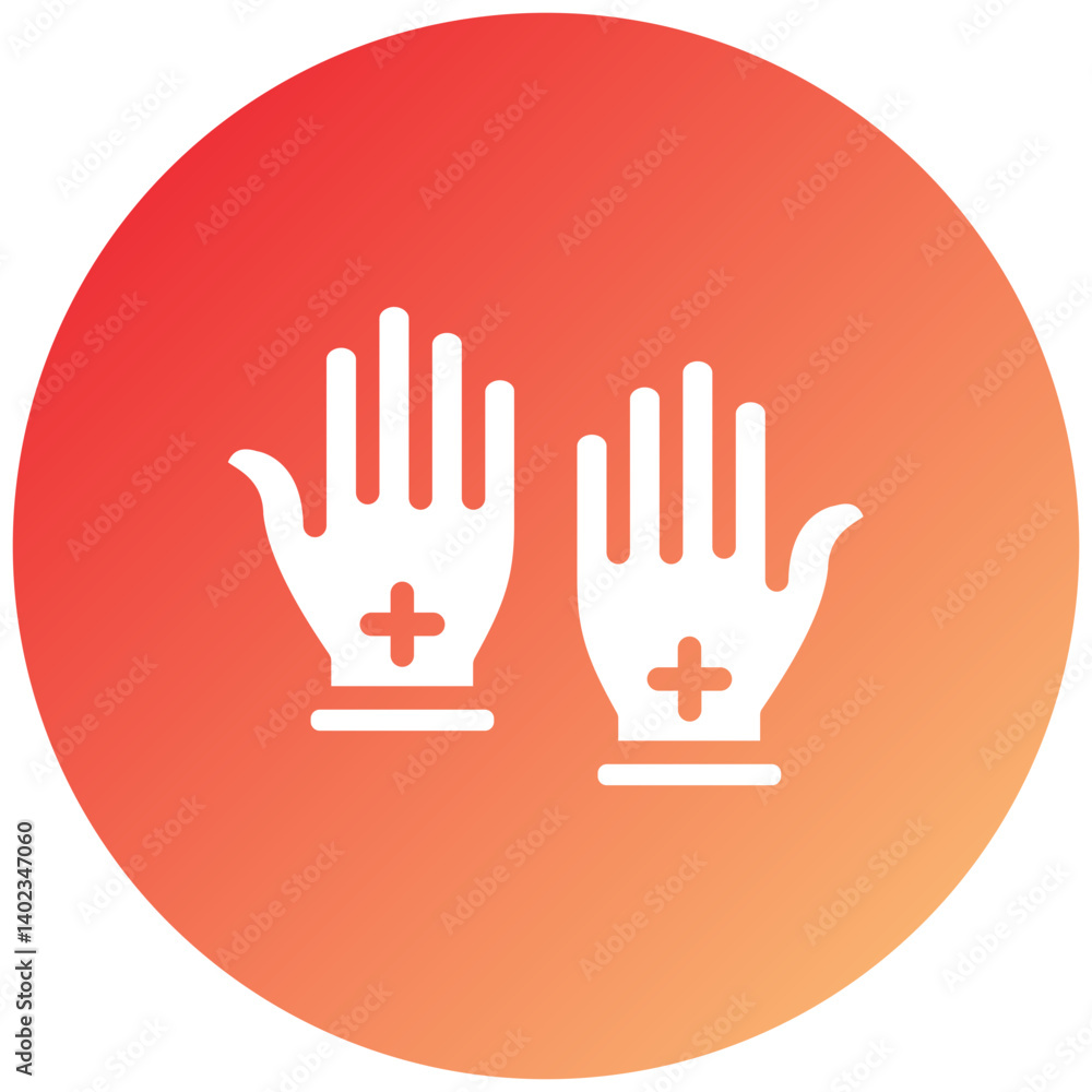 Obraz premium Vector Design Gloves Icon Style
