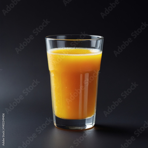 Wallpaper Mural Freshly squeezed orange juice in a glass is a healthy and sweet citrus beverage Torontodigital.ca