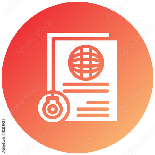 Vector Design Deported Icon Style