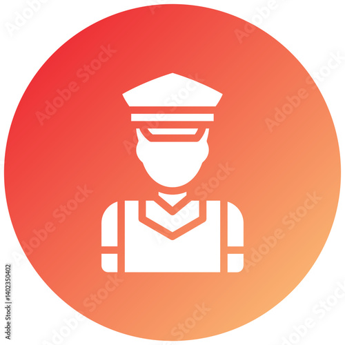 Vector Design Security Guard Icon Style