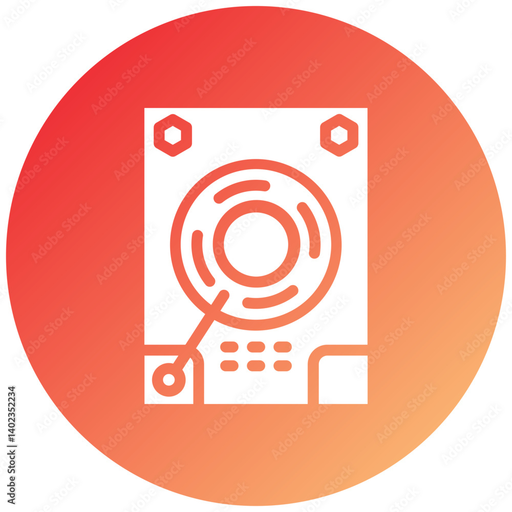 Vector Design Hard Drive Icon Style Vector Design Hard Drive Icon Style