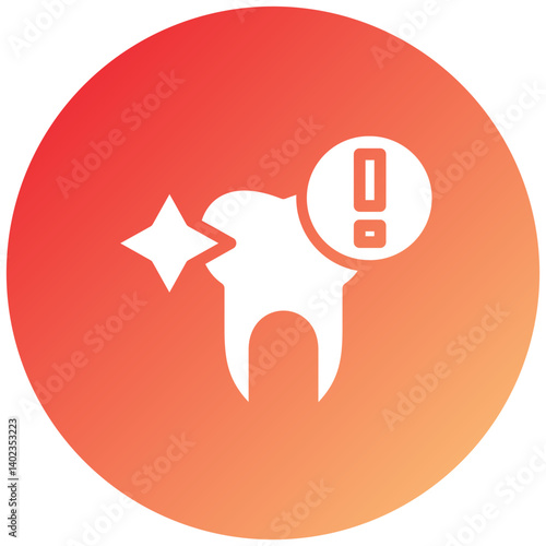 Tooth Problem Icon Style
