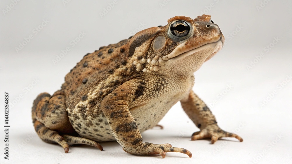 Fototapeta premium American Toad on studio background 