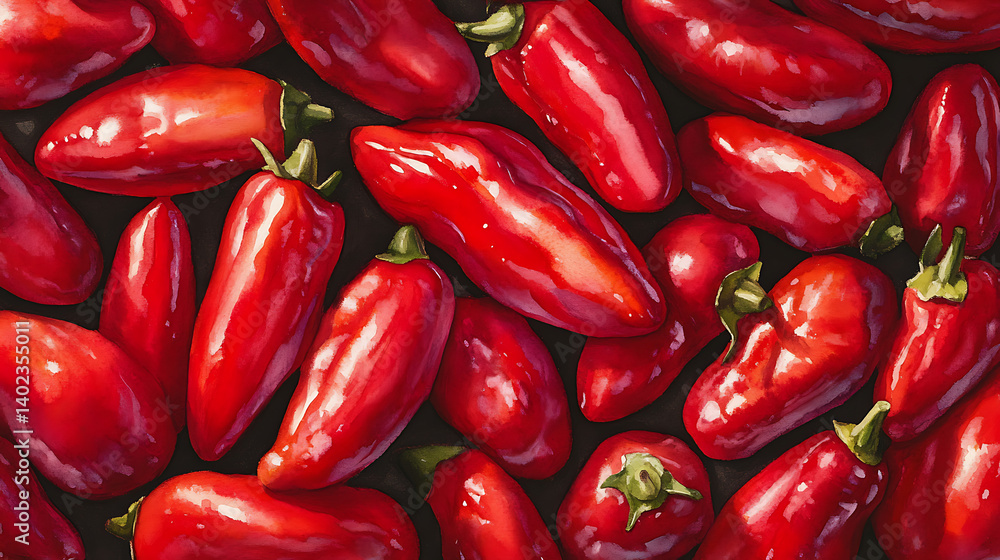abundance of vibrant red sweet peppers creating a visually striking and delicious vegetable backdrop for healthy cooking and eating abundance of vibrant red sweet peppers creating a visually striking and delicious vegetable backdrop for healthy cooking and eating