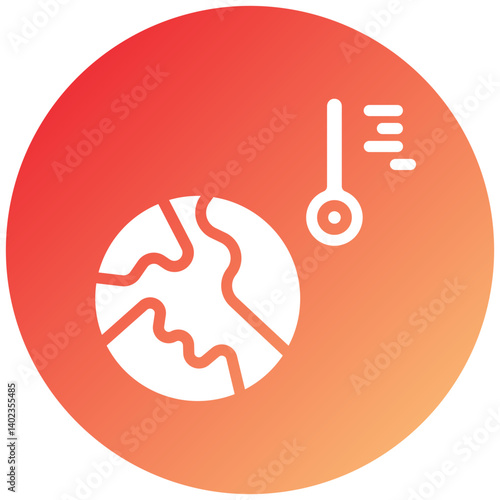 Global Warming Icon Style