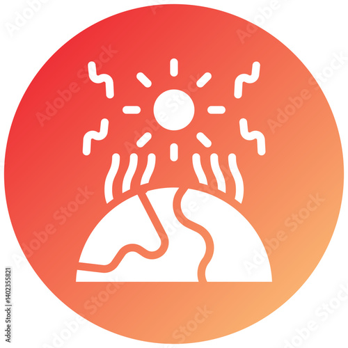 Greenhouse Effect Icon Style