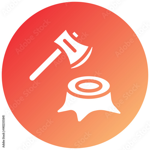 Deforestation Icon Style