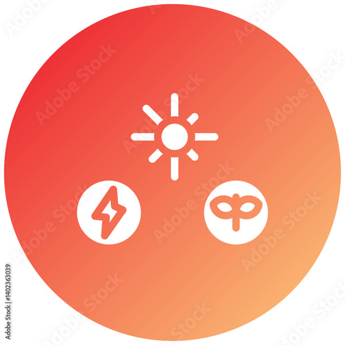 Energy Sources Icon Style