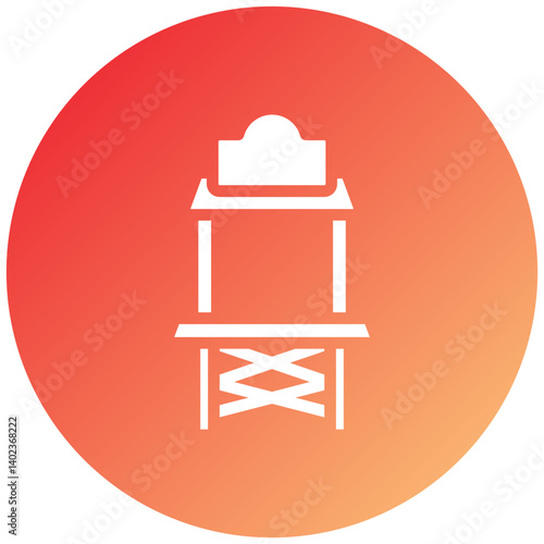 Water Tower Icon Style