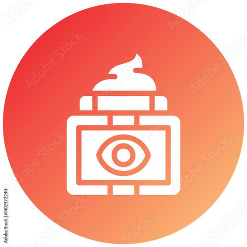 Eye Cream Icon Style