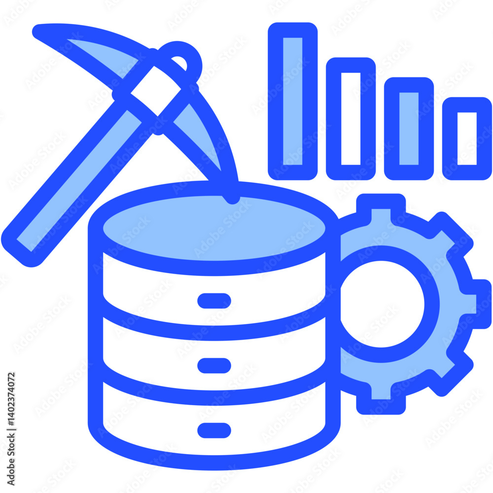 Data Mining Icon Data Mining Icon