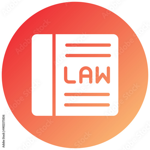 Law Book Icon Style