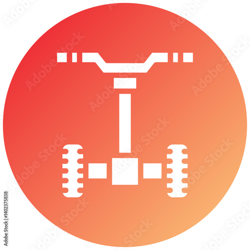 Police Segway Icon Style