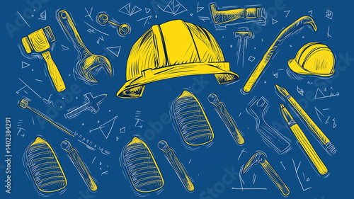 hand drawn vector illustration of the zodiac signs