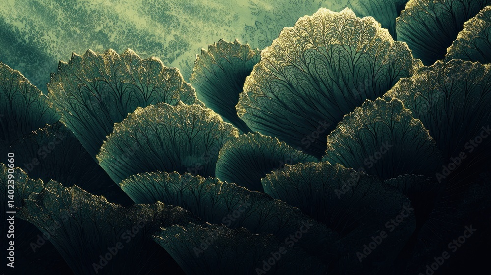 Fototapeta premium Abstract, textured, organic forms