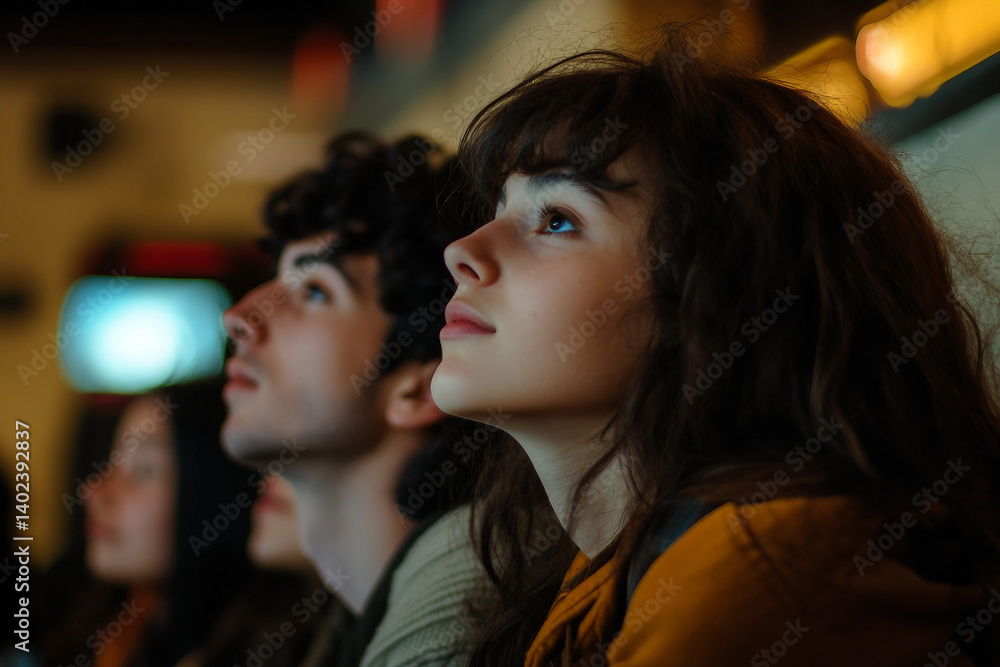 Generative AI portrait of intercultural friendly meeting featuring a diverse group of friends enjoying time together Generative AI portrait of intercultural friendly meeting featuring a diverse group of friends enjoying time together