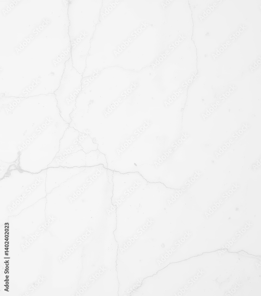 Subtle gray marble veining with delicate cracks on pure white background, backdrop, abstract art Subtle gray marble veining with delicate cracks on pure white background, backdrop, abstract art