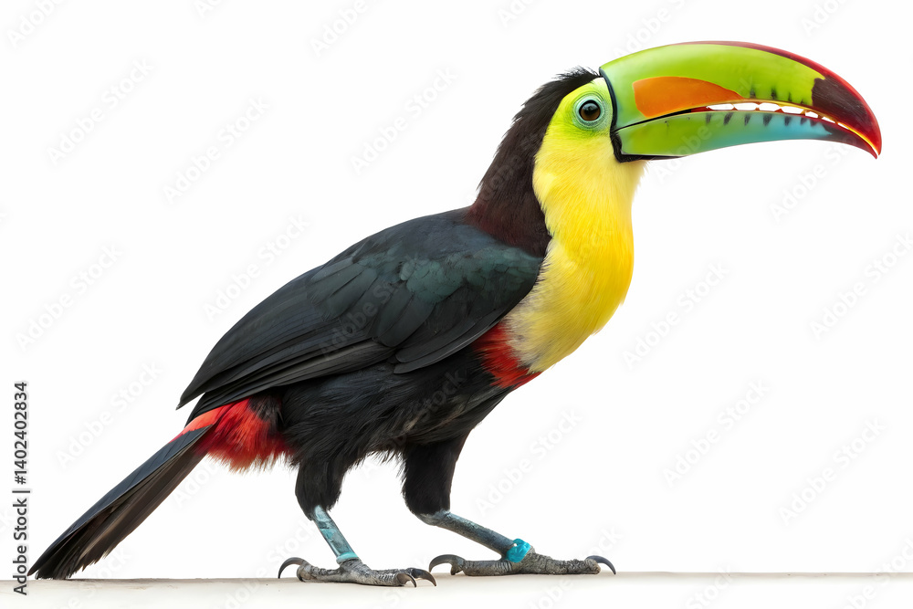 Obraz premium toucan on white background