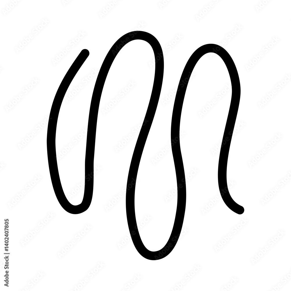Hand draw elements icon vector. Hand drawn ribbon illustration sign. Scribble symbol or logo. Hand draw elements icon vector. Hand drawn ribbon illustration sign. Scribble symbol or logo.