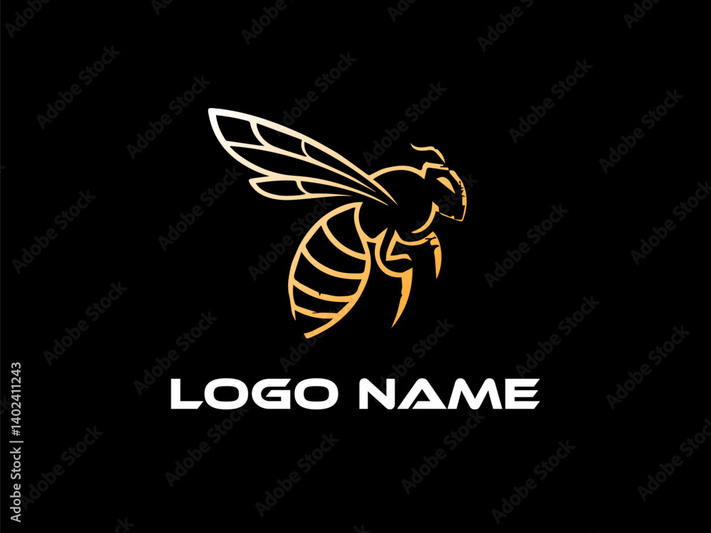 Obraz premium Bee Logo Design