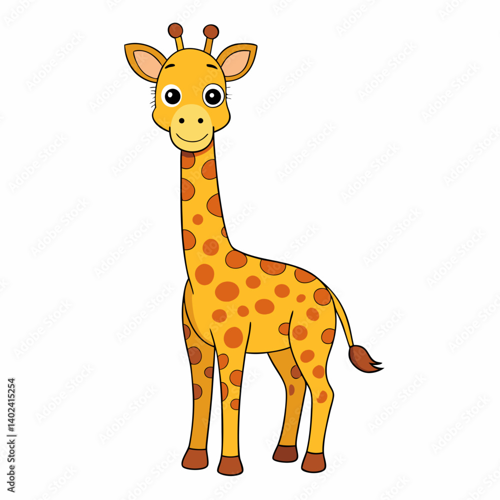 Obraz premium giraffe vector illustration