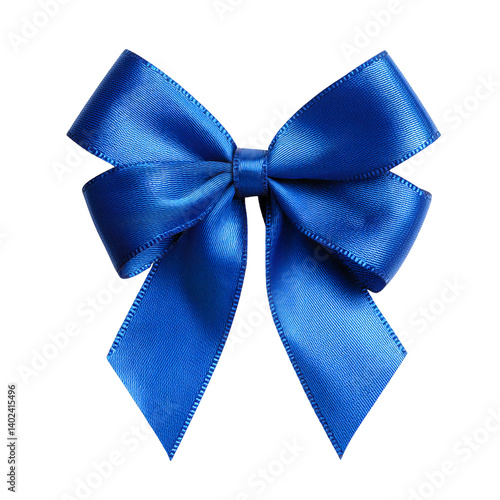  blue bow transparent png, blue gift bow, blue bow ribbon, blue bow present, Realistic holiday decoration , illustration