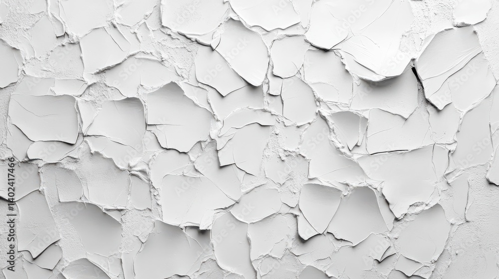 Fototapeta premium Abstract texture stained stucco, light gray, old White brick wall background Horizontal textures in the room, wallpapers. illustration