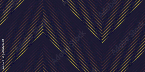 geometric abstract pattern consisting of zigzagging lines forming arrow-like shapes. The lines are arranged in a chevron style, creating a dynamic visual flow