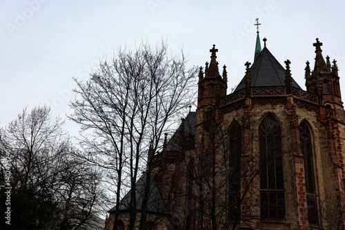 Obraz na płótnie Exterior of St. Peter cathedral in Dusseldorf w salonie