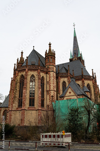 Exterior of St. Peter cathedral in Dusseldorf