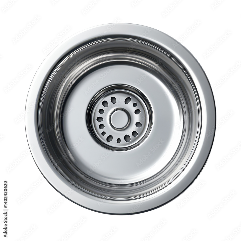 Sink strainer isolated on transparent background Sink strainer isolated on transparent background