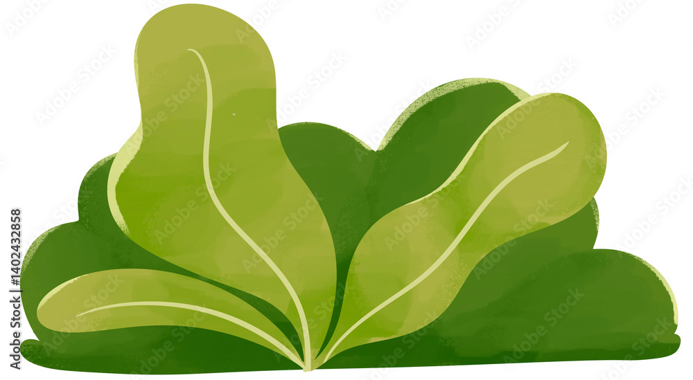 Fototapeta premium Green Bush Plant