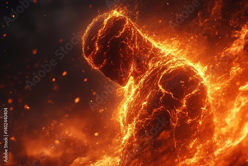 Fantastic photos of superheroes. Bright pictures, fantastic backgrounds, with space for text