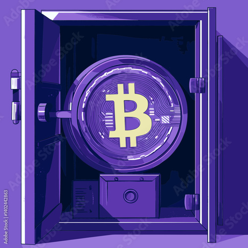 Bitcoin in a Purple Vault