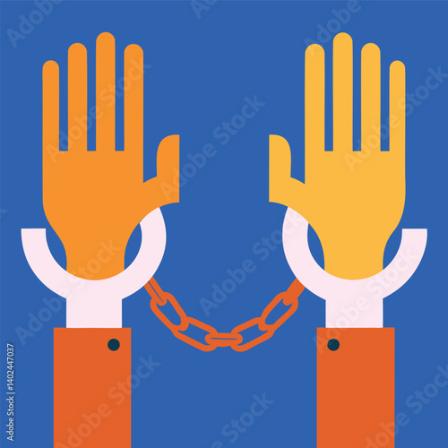 handcuffs human-in-jail prisoner concept