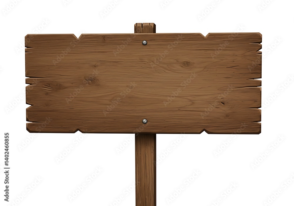 Wooden sign isolated on white Wooden sign isolated on white