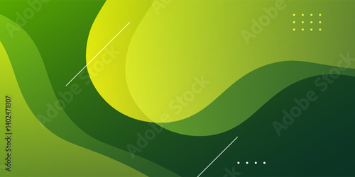 Colorful geometric background. Trendy gradient shapes composition. Cool background design for posters. Vector illustration