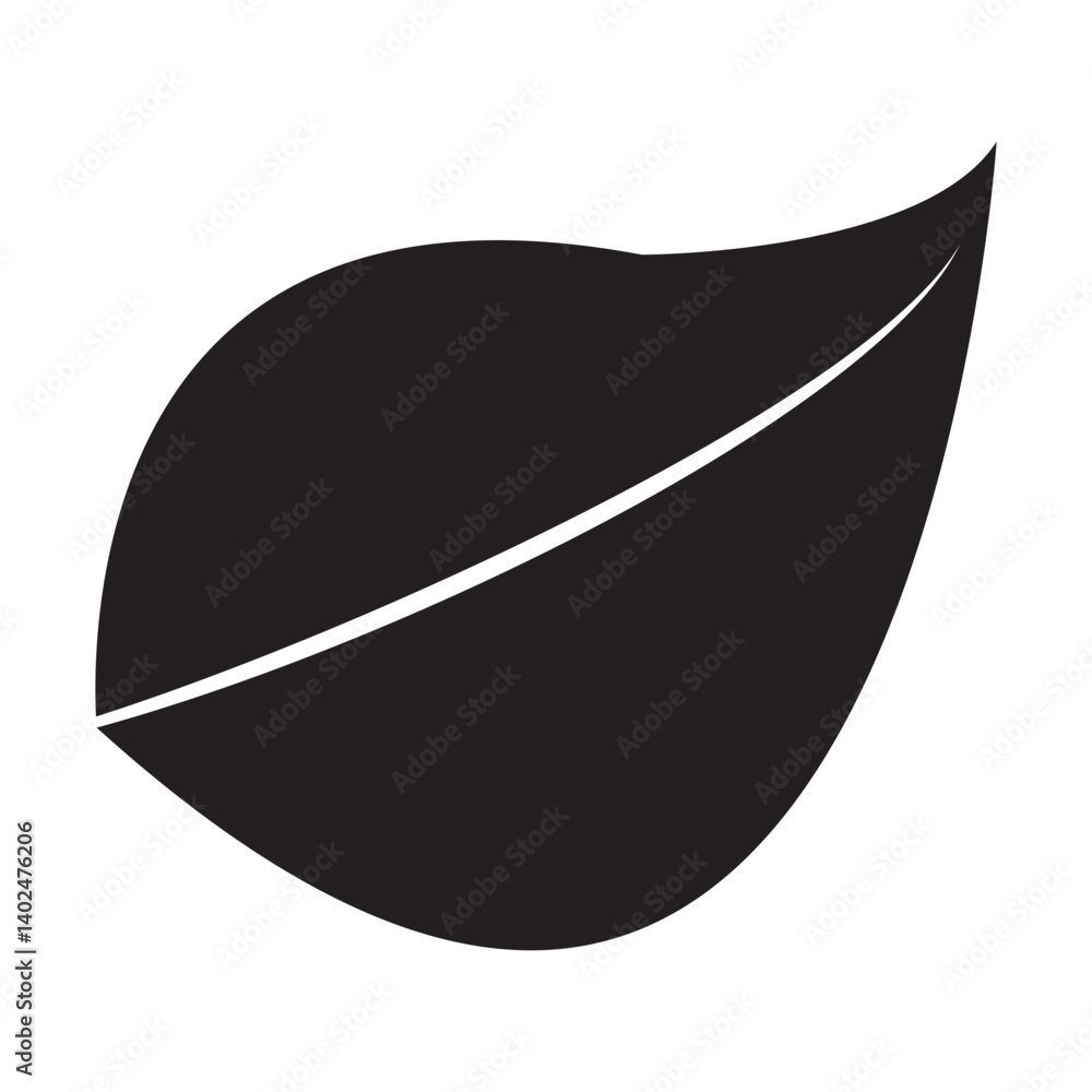 green leaf isolated icon on white background. green leaf isolated icon on white background.