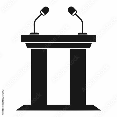 microphone on a stand