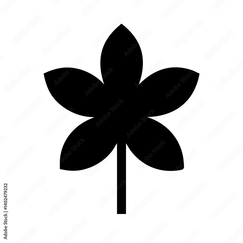 Dahlia Flower Silhouette Vector Icon for Digital Download Dahlia Flower Silhouette Vector Icon for Digital Download