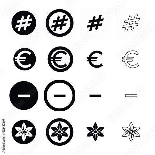 symbols icons and more on the list