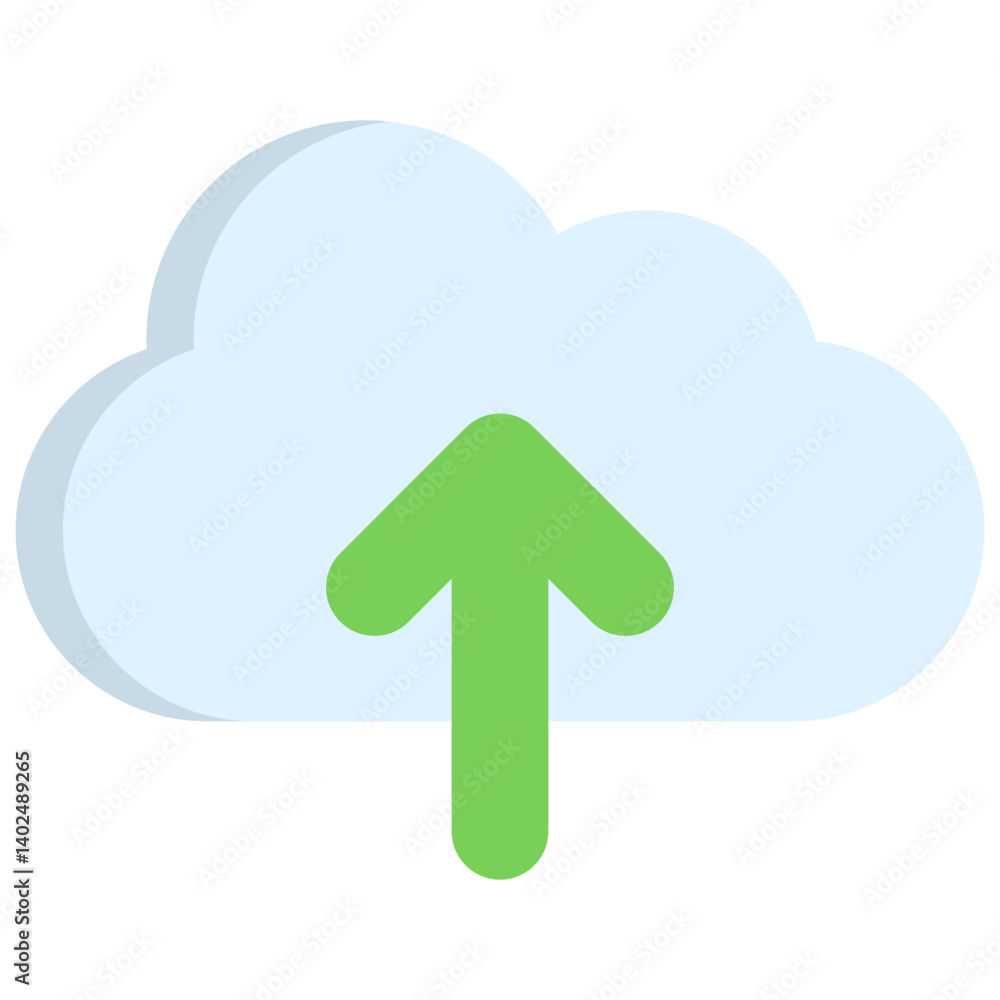 Cloud Uploading Icon Cloud Uploading Icon