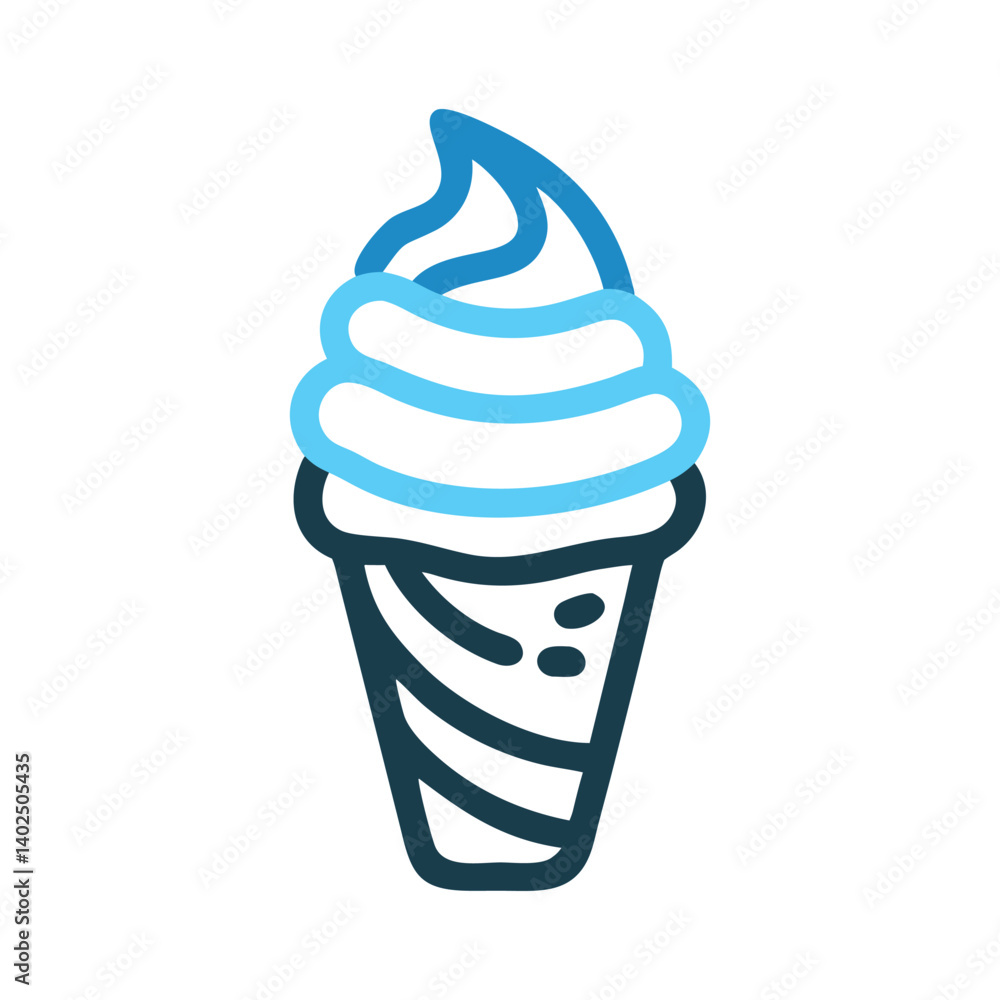 Soft Serve Ice Cream Cone with Swirl - Delicious Soft Serve Ice Cream Cone Swirl Soft Serve Ice Cream Cone with Swirl - Delicious Soft Serve Ice Cream Cone Swirl