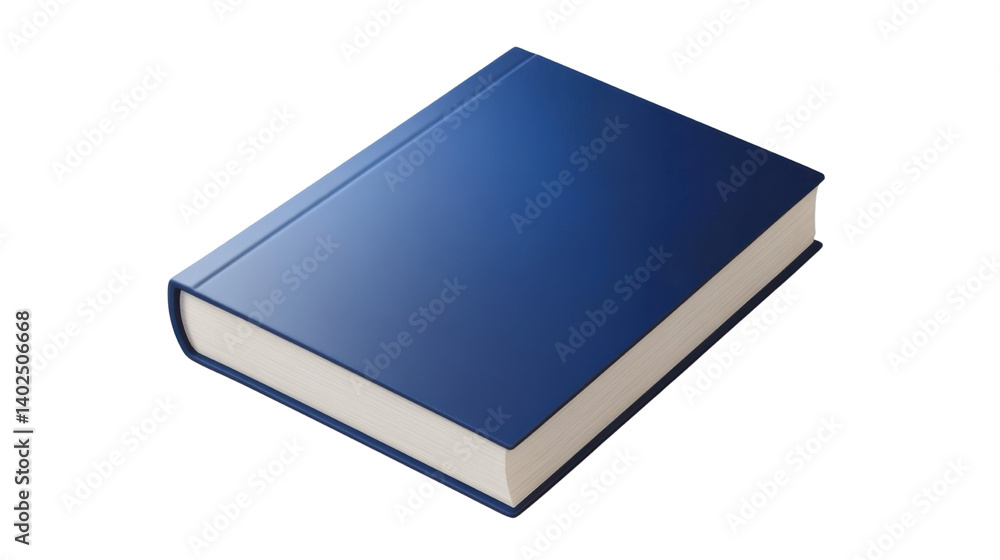 blue book 3d render icon on white background blue book 3d render icon on white background