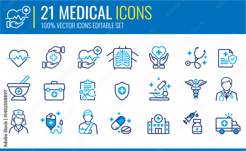 Doctors icon pack. Icons with medical representations - vector illustrations about doctors. Doctors icon pack. Icons with medical representations - vector illustrations about doctors.