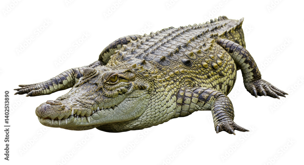 Fototapeta premium Isolated Crocodile